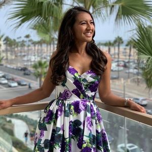 Mac Duggal floral gown 💜